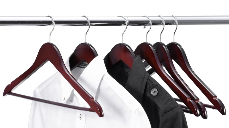 Wood Hangers 20-pack, $17 with code JMACT5NL